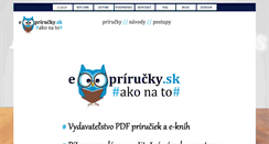 Desktop Screenshot of prirucky.sk